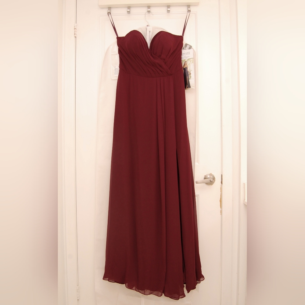 Mori Lee Bridesmaid Dress | Style 21611 | Bordeaux